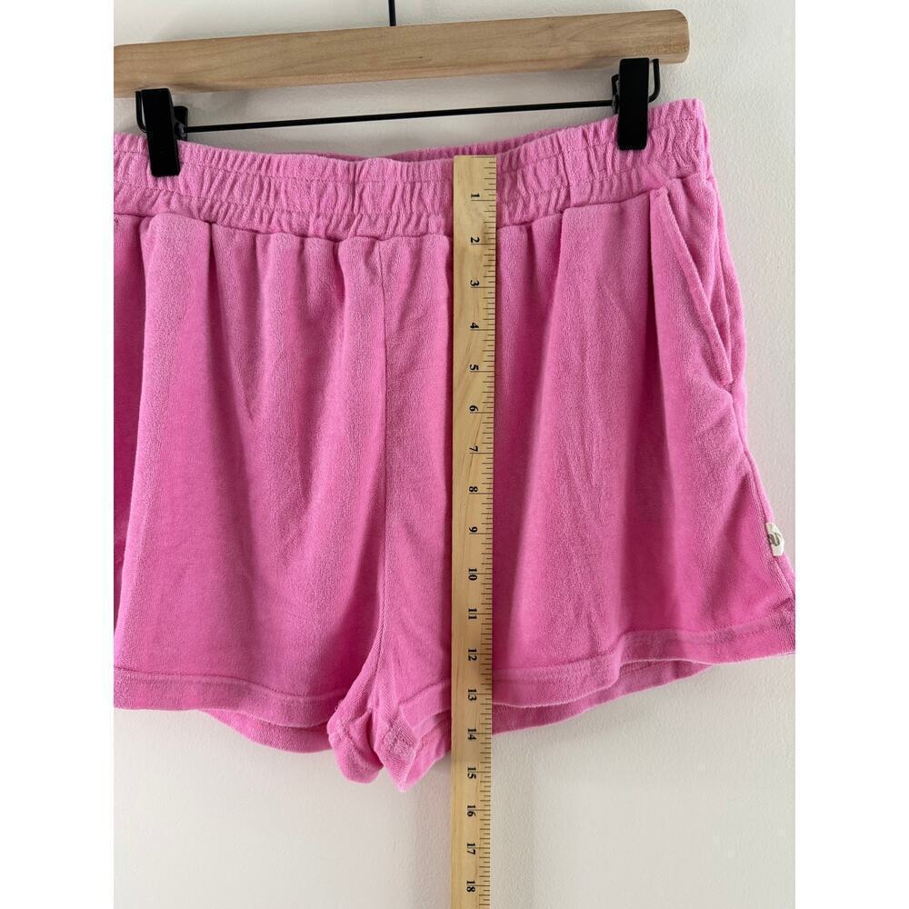 Anthropologie Araminta James Swim Womens Pink Terry Shirt Set Coverup Large - Picture 15 of 15